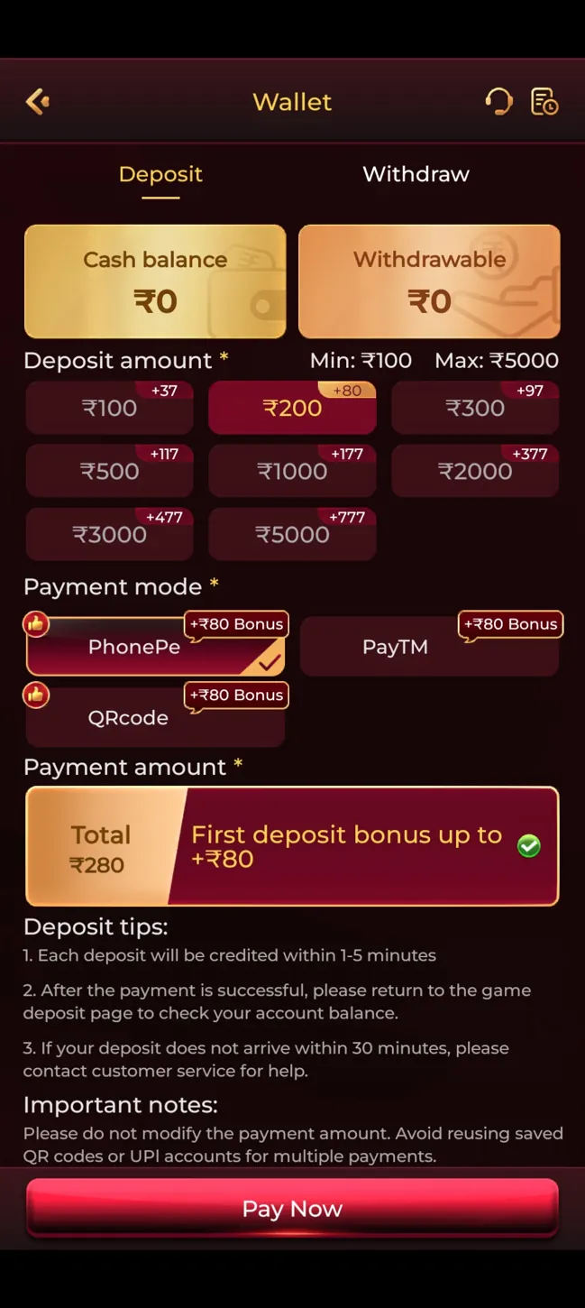 RK777 app screenshot 5: interface and game information